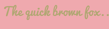 Image with Font Color B0A772 and Background Color EFA9AE